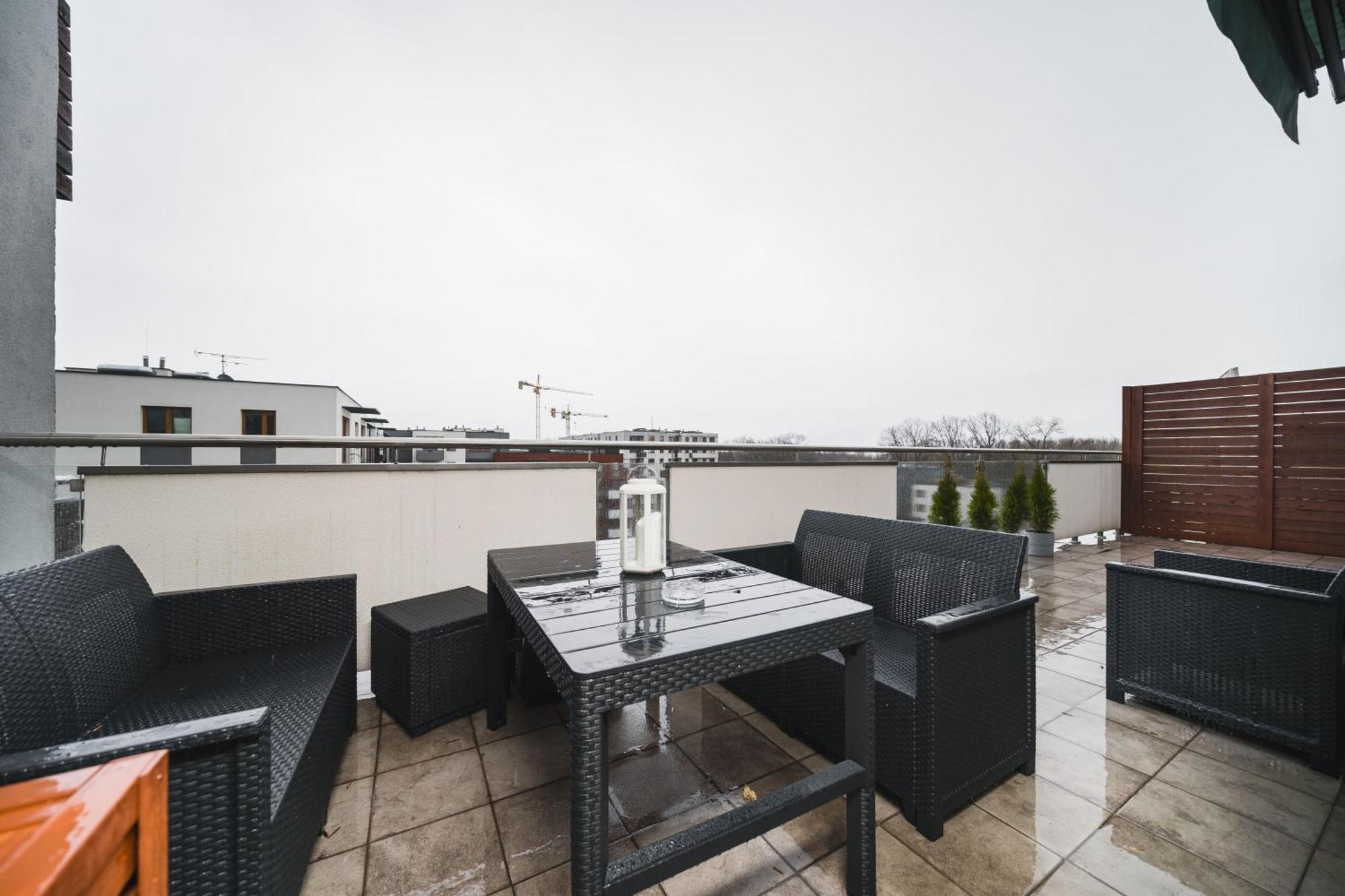 Apartament Apartament Z Tarasem Oraz Podziemnym Parkingiem Kraków Zewnętrze zdjęcie